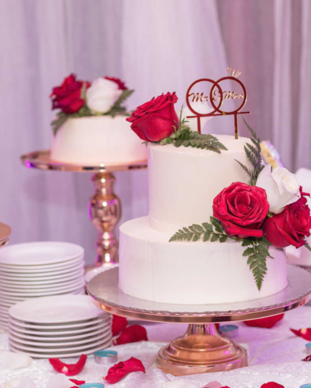 Cake Gurus Wedding Cake Set up