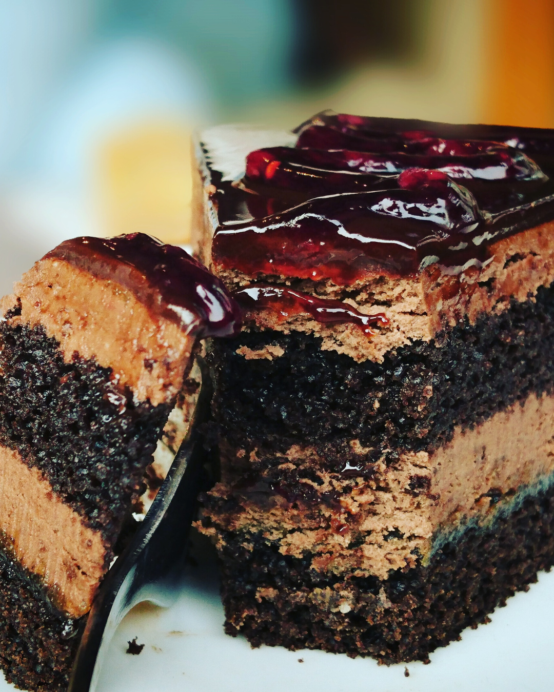 Cake Gurus Forest Fudge Slice